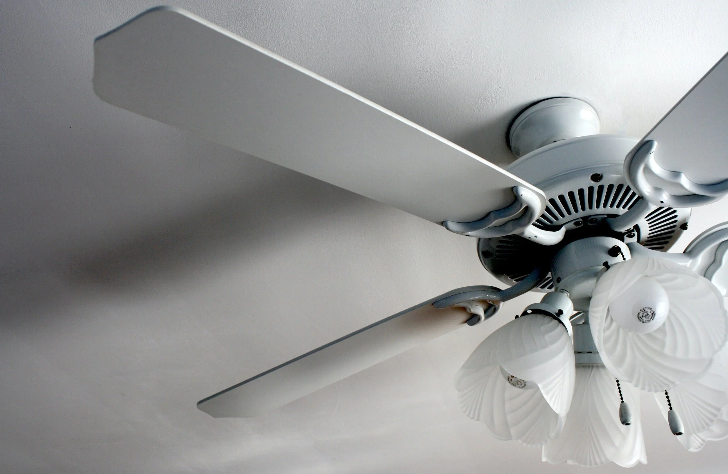 Professional ceiling fan installation by licensed electrician